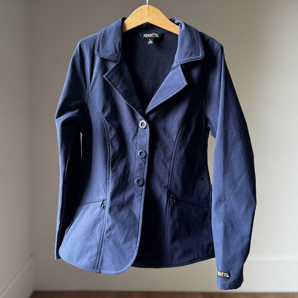 Kerrits Kids Competitor Koat Size 40 – Navy Show Coat, NWOT, Equestrian Essentia - Picture 2 of 16